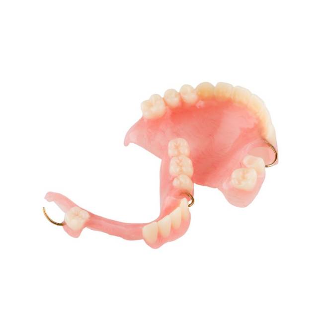 plastic partial dentures